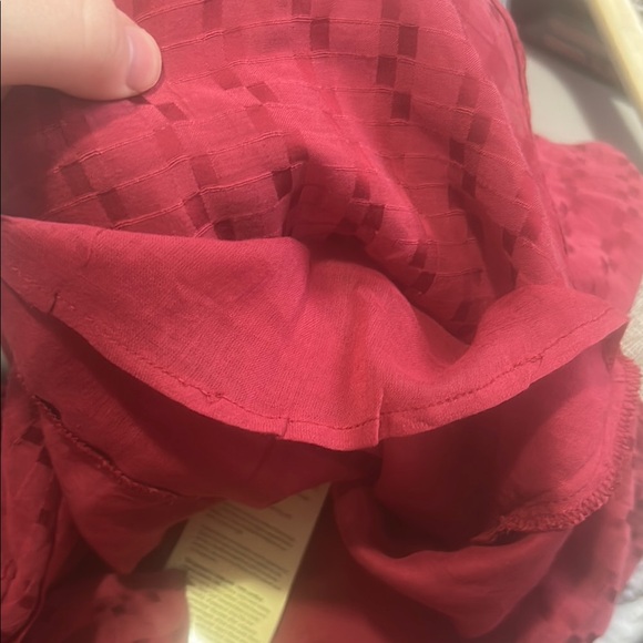 Boho Organic Red Nina Tank Top NWT - Picture 9 of 9